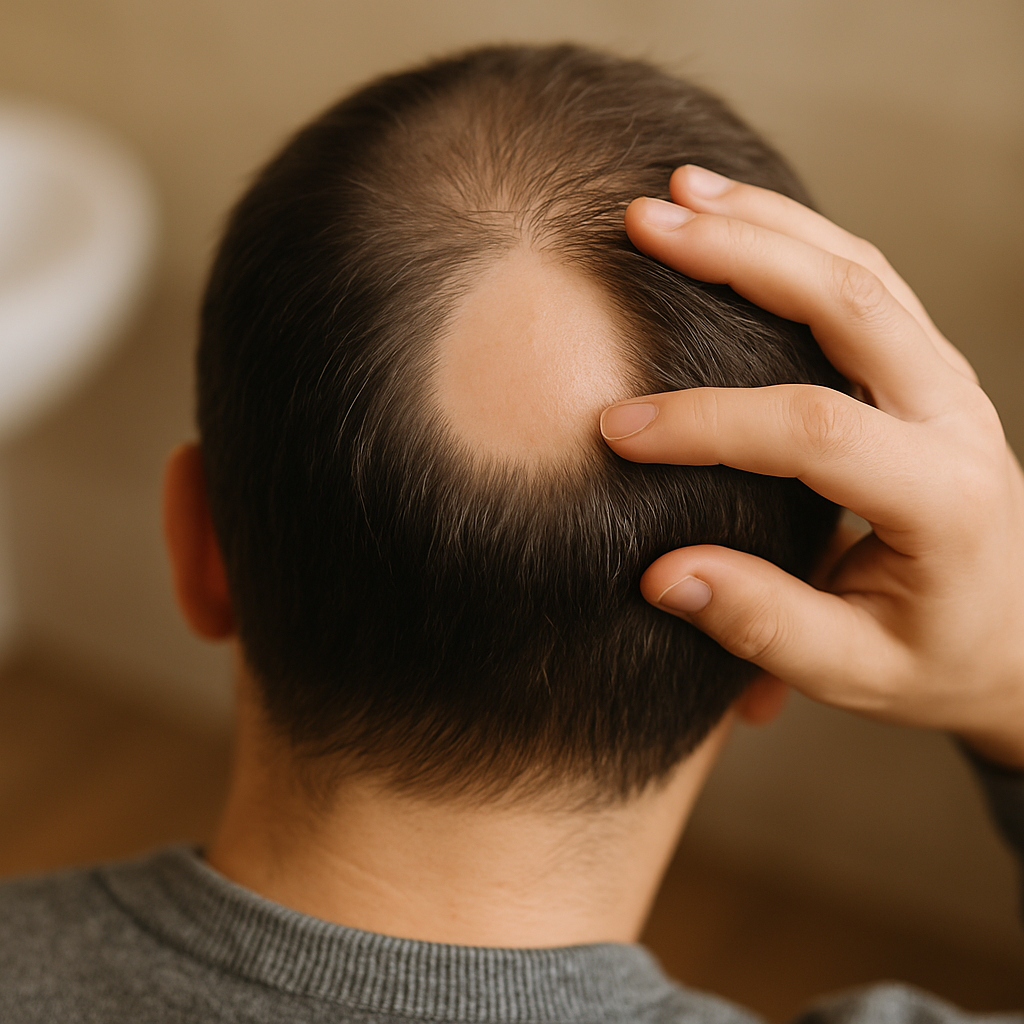 Kreisrunden Haarausfall erkennen: Ursachen und Behandlung